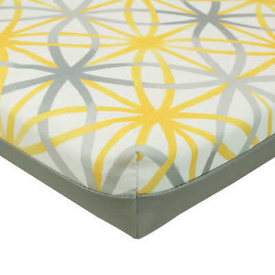 Outdoor Dècor Sunny Citrus Geometric Flower Printed Lounge Cushion