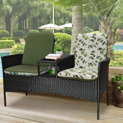 Outdoor Dècor Tropical Printed High Back Patio Seat Cushion