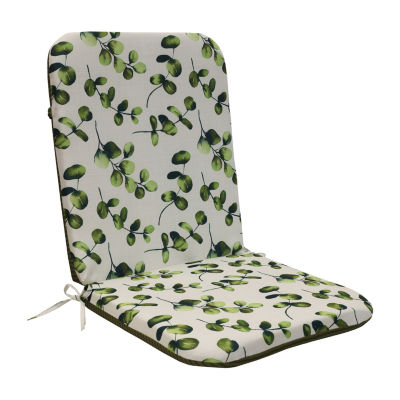 Outdoor Dècor Tropical Printed High Back Patio Seat Cushion