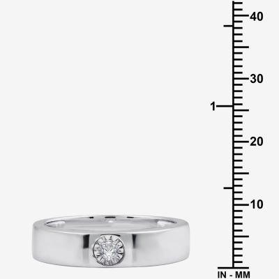 I Said Yes (H-I / I1) 1/ CT. T.W. Lab Grown White Diamond Sterling Silver Wedding Band