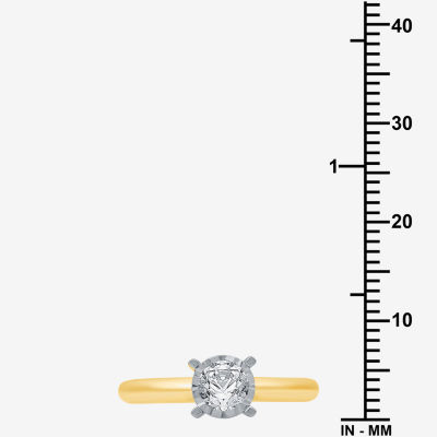 I Said Yes (H-I / I1) Womens 1 CT. T.W. Lab Grown White Diamond 14K Gold Over Silver Sterling Silver Round Bridal Set