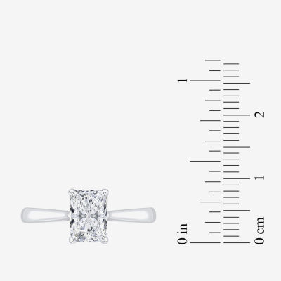 1 1/2 CT. Lab-Grown (G / VS2)  Diamond 14K Gold Radiant-Cut Solitaire Engagement Ring