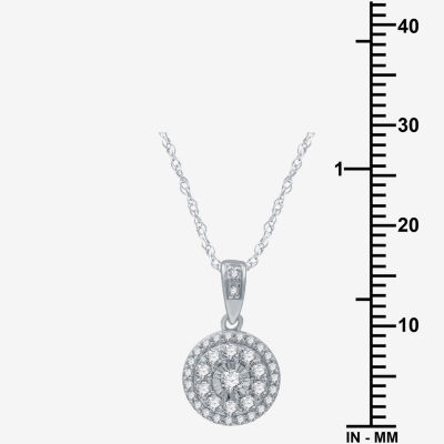 Diamond Blossom (H-I / I1) Womens 1 CT. T.W. Lab Grown White Diamond Sterling Silver Round 2-pc. Jewelry Set