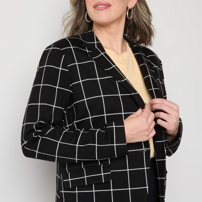 Liz Claiborne Ponte Womens Classic Fit Blazer