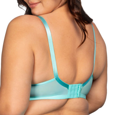 Curvy Couture Sheer Whisper Full Coverage Unlined Underwire Bra- 1368