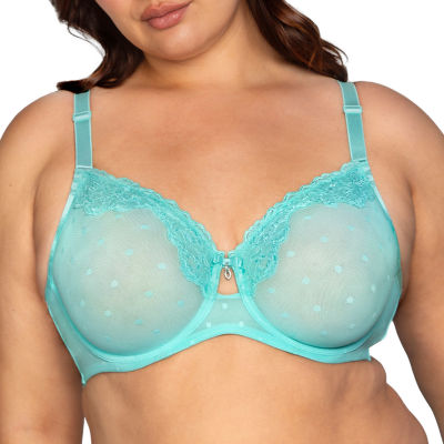 Curvy Couture Sheer Whisper Full Coverage Unlined Underwire Bra- 1368