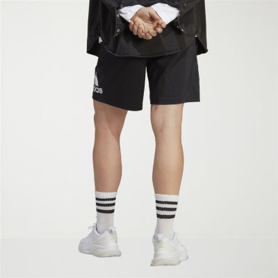 adidas Mens 7" Mid Rise Workout Shorts