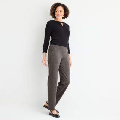 Liz Claiborne Maya Womens Straight Pull-On Pant