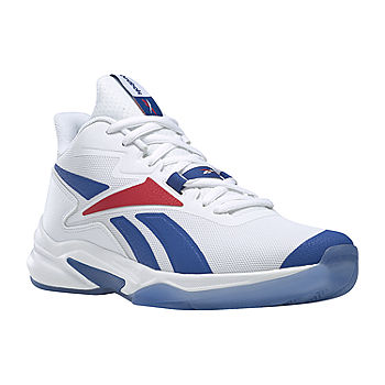 Svig Bestået Spiritus Reebok More Buckets Mens Basketball Shoes, Color: White Blue Red - JCPenney