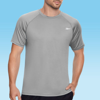 Reebok Swim Shirt Swimsuit Top, Color: Grey - JCPenney