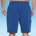 St. John's Bay Big and Tall Solid Cargo Swim Trunks