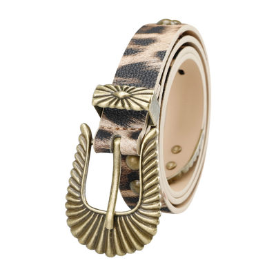 JS Jessica Simpson Cheetah Womens Belt