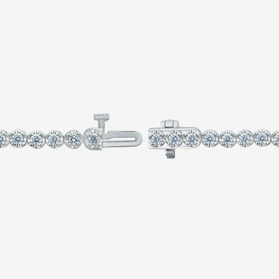 H-I/ I1) CT. T.W. Lab Grown White Diamond 10K White Gold 7.25 Inch Tennis Bracelet