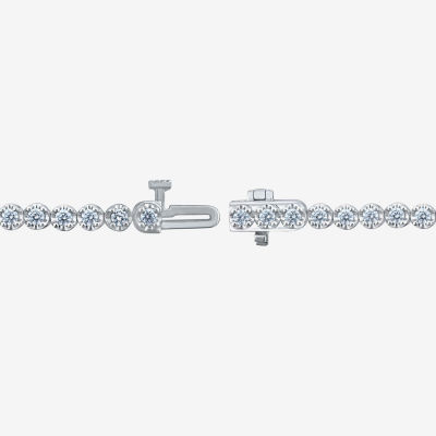 H-I / I1) CT. T.W. Lab Grown Diamond 10K White Gold Inch Tennis Bracelet