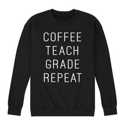 Mens Long Sleeve Teacher Graphic T-Shirt