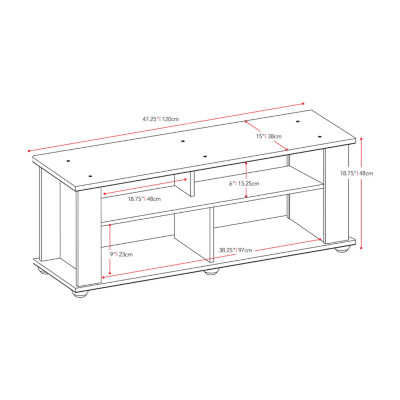 Bakersfield 48" Wood TV Stand