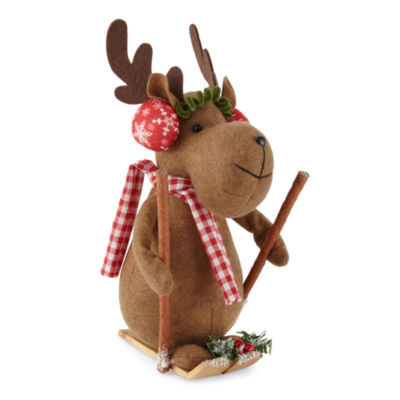 North Pole Trading Co. Deer Critter Christmas Tabletop Decor