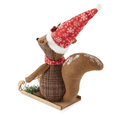 North Pole Trading Co. Squirl Critter Christmas Tabletop Decor