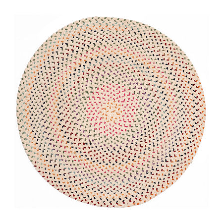 Capel Inc. Vivid Multi Braided Reversible Indoor Round Accent Rug, One Size, Multiple Colors