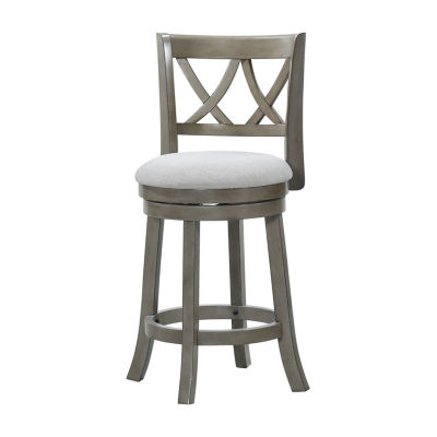 Counter Height Upholstered Swivel Bar Stool