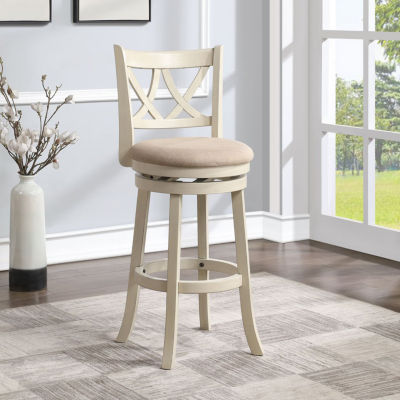 AVALON FURNITURE Upholstered Swivel Bar Stool