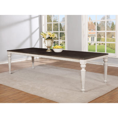AVALON FURNITURE West Chester Rectangular Wood-Top Dining Table