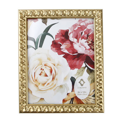 Concepts In Time 5 X 7 Gold Vintage Resin 1-Opening Tabletop Frame