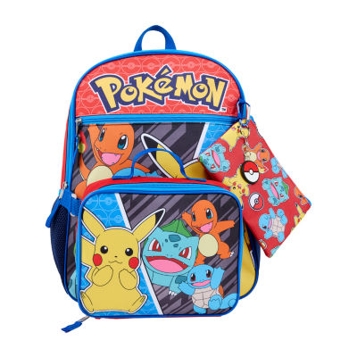 Licensed Pokemon 5 Piece Backpack Set