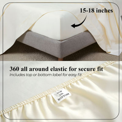 SUPERIOR® Apus Smooth Sateen Weave 500tc Sheet Set