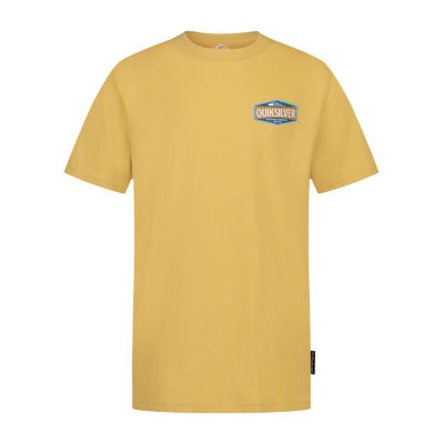 Quiksilver Big Kid Boys Crew Neck Short Sleeve Regular Fit Graphic T-Shirt