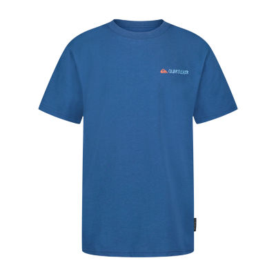 Quiksilver Big Kid Boys Crew Neck Short Sleeve Regular Fit Graphic T-Shirt