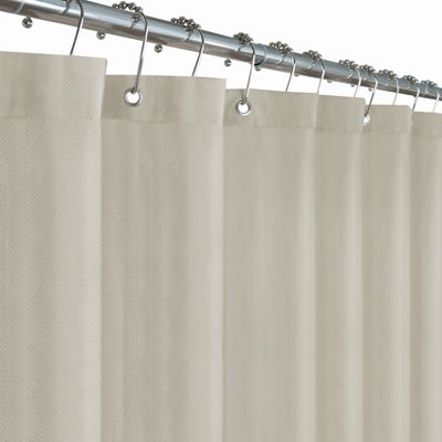 Maytex Mills Waterproof Herringbone Shower Curtain Liner
