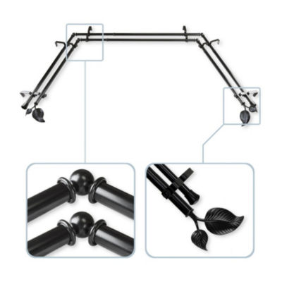 Rod Desyne Ivy Double Bay Window Rod