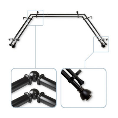 Rod Desyne Alma Double Bay Window Rod