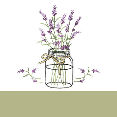 Achim Lavender 3-pc. Rod Pocket Window Tier