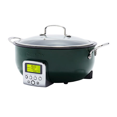 GreenPan Essential Smart Skillet, One Size, Green