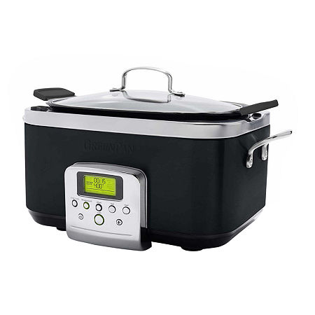 GreenPan 6 Qt Slow Cooker, One Size, Black