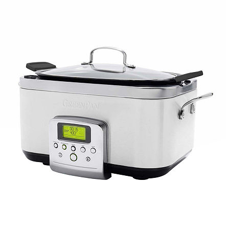 GreenPan 6 Qt Slow Cooker, One Size, Beige