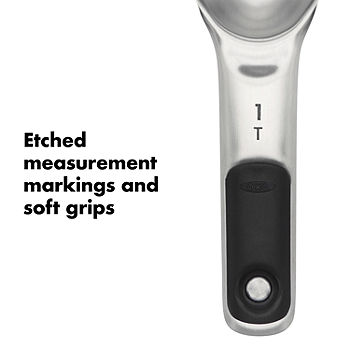 OXO 7 Piece Good Grips Measuring Spoons Set,White