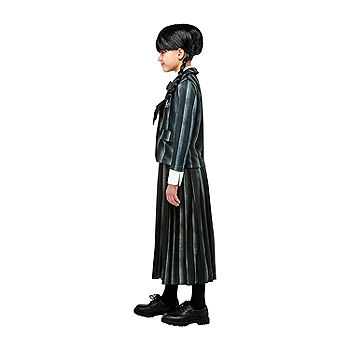  Spirit Halloween Kids Wednesday Addams Dress Costume - XL, Officially licensed, Nevermore Academy Uniform