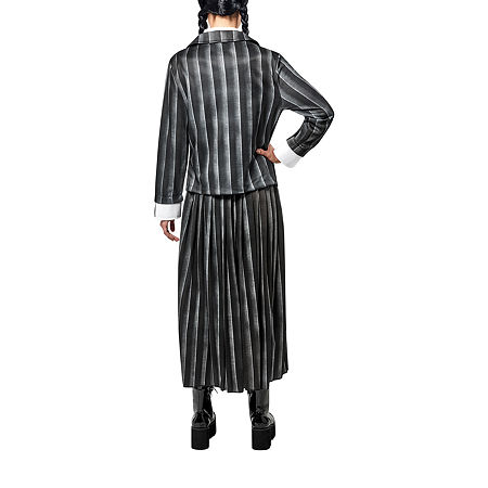 Womens Black Nevermore Academy Uniform The Addams Family Wednesday Addams 3-pc. Costume, Large, Black