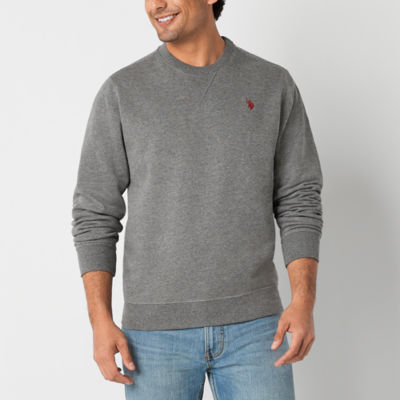 U.S. Polo Assn. Luxury Mens Embroidered Crew Neck Long Sleeve Sweatshirt