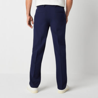 Stafford Smart Tech Mens Classic Fit Flat Front Pant