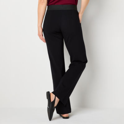 Liz Claiborne Audra Tailored Ponte Straight Fit Trouser