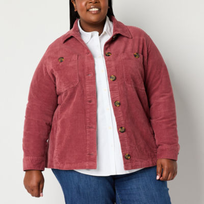 St. John's Bay Midweight Plus Shirt Jacket