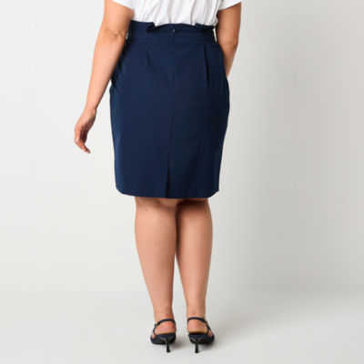 Liz Claiborne Womens Pencil Skirt-Plus