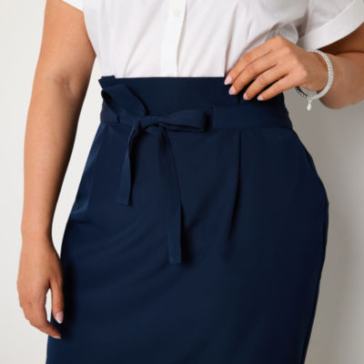 Liz Claiborne Womens Pencil Skirt-Plus