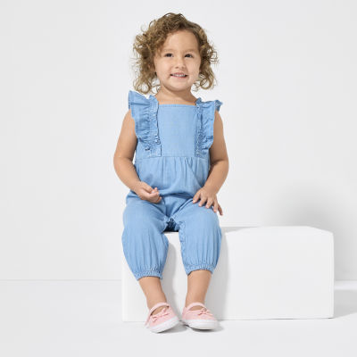 Okie Dokie Baby Girls Sleeveless Jumpsuit