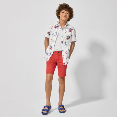 Thereabouts Little & Big Boys Adjustable Waist Chino Short