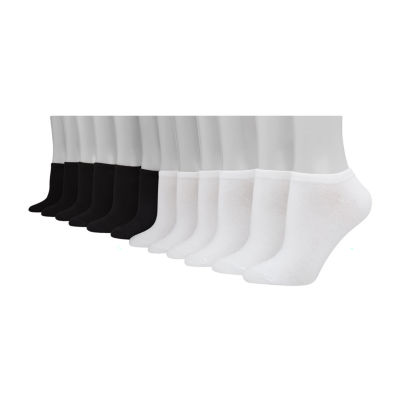Hanes Lightweight Womens Multi-Pack 12 Pair Liner Socks